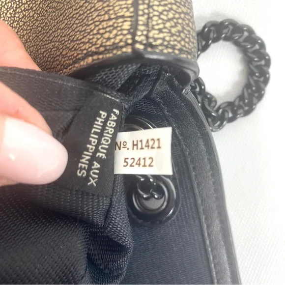 COACH Mini Chain Convertible Crossbody gold metallic - Picture 10 of 12